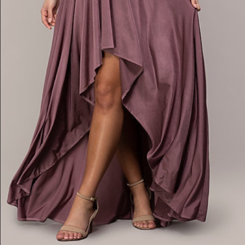 Long High-Low Prom Dress - Picture 3 of 3